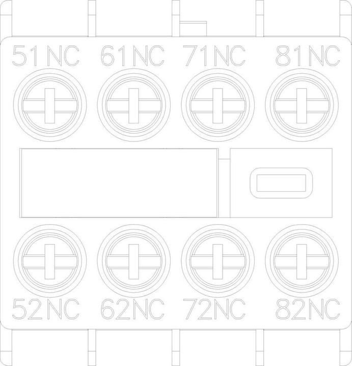 Produktbild Siemens 3RT2 Front Auxiliary Switch Block