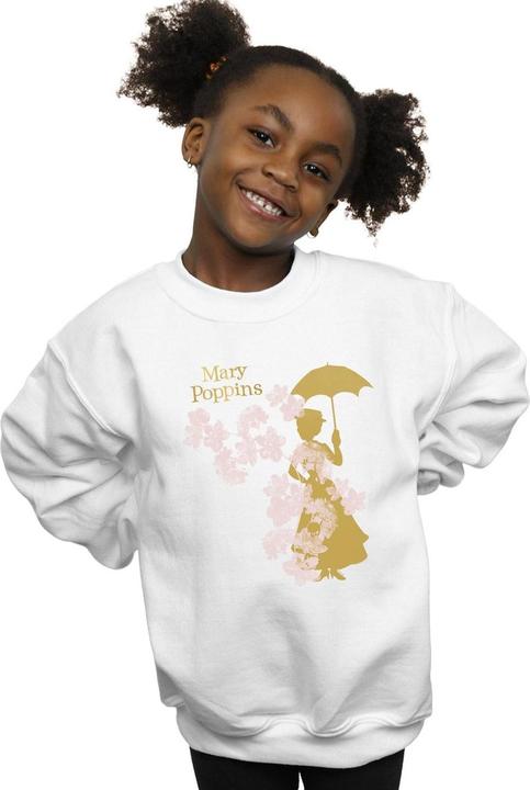 Produktbild Disney Mary Poppins Floral Silhouette Sweatshirt Mädchen (116)