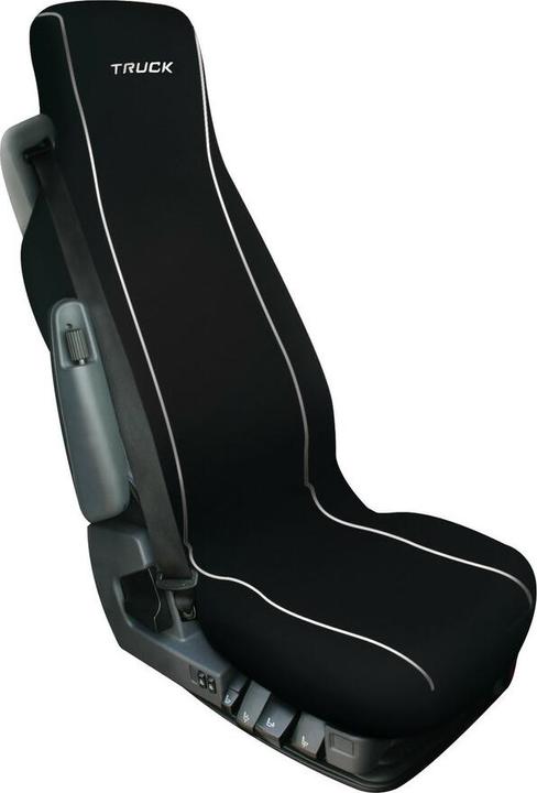 AM Silvia, LKW Sitzbezug aus Baumwolle, gesteppt - Schwarz