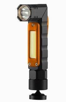 Actual product image Neo Flashlight Flashlight (USB rechargeable flashlight 300 lm 2 in 1 CREE XPE + COB LED) (17.20 cm, 300 lm)