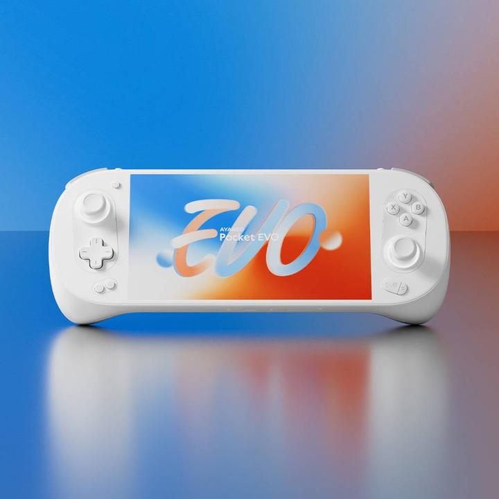 Immagine prodotto Ayaneo Pocket EVO Handheld Konsole, 7-Zoll-OLED, 120Hz, Snapdragon G3x Gen 2, 12GB LPDDR5X RAM - Sky