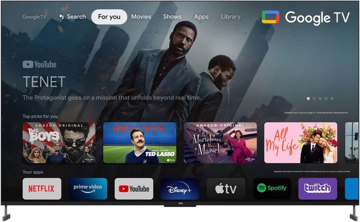 Produktbild TCL 98C735 (98", C735, QLED, 4K, 2022)