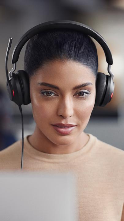 Actual product image Jabra EVOLVE2 40 SE USB-C UC (Cable, USB-C, Unify)