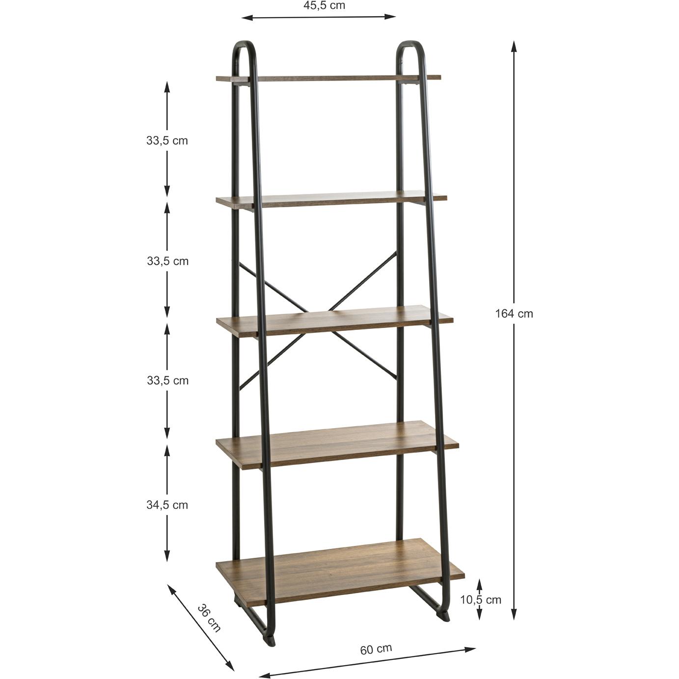 Thumbnail - HAKU Möbel, Regal, Regal (60 x 36 x 164 cm)