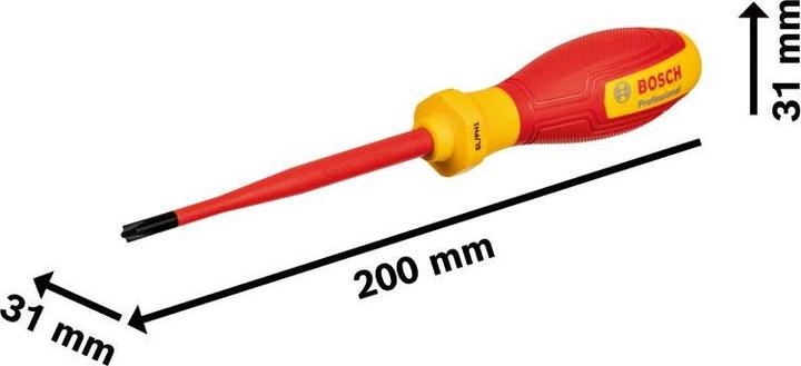 Actual product image Bosch Professional VDE screwdriver (Phillipps cross recess (PH), Port)
