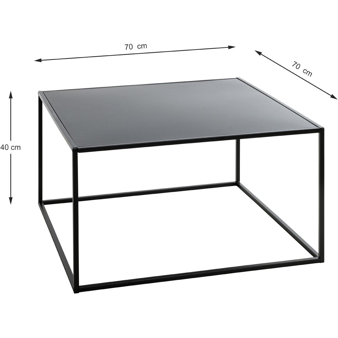 Thumbnail - HAKU Möbel, Couchtisch + Beistelltisch, Nadine (70 x 70 x 40 cm)