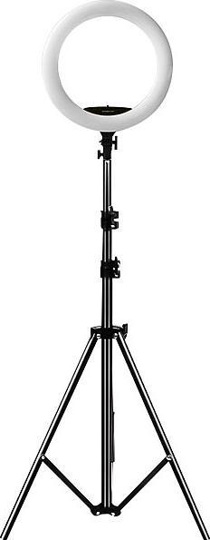 Produktbild Somikon XL-LED-Ringlicht mit Smartphone-Halter (Ringlicht)