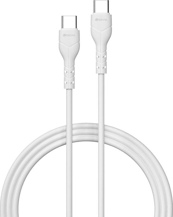 Produktbild Devia Kabel Kintone USB-C - USB-C 1,0 m 3A weiss (1 m, 18 W)