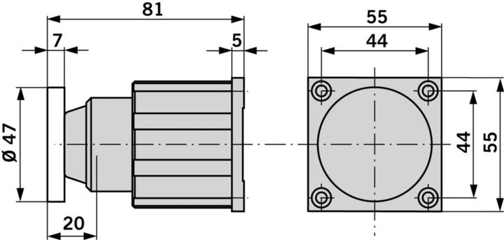 Produktbild Dormakaba Haftgegenplatten MAG (Indoor)