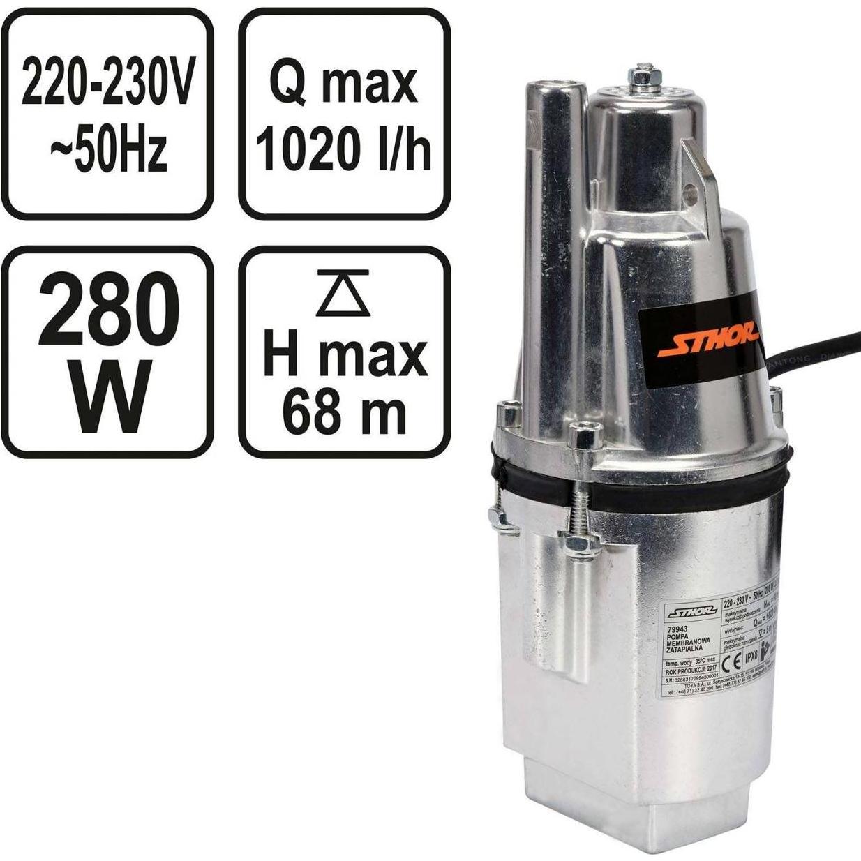Thumbnail - Sthor, Wasserpumpe, Toya DIAPHRAGM PUMP 280W