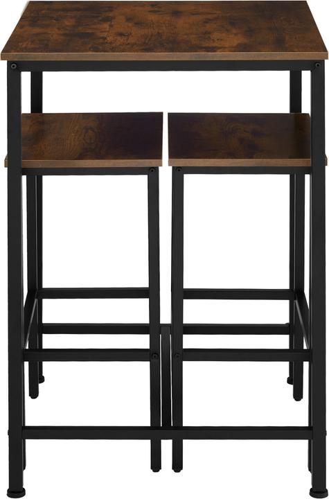 Actual product image tectake Dining table and chairs Inverness (60 x 60 x 91 cm)