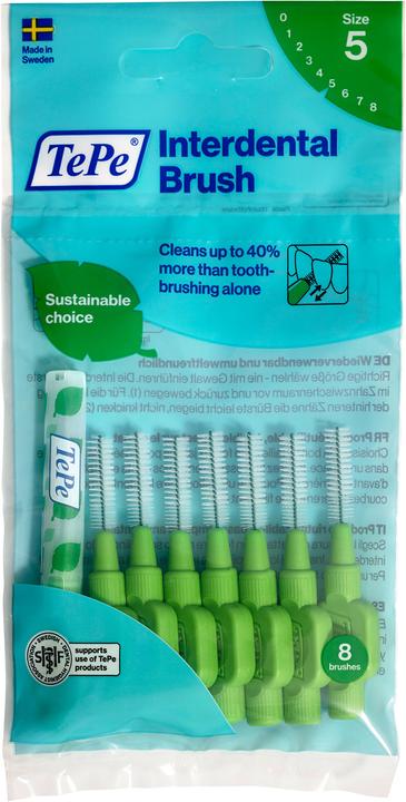 Immagine prodotto TePe Interdentalbürsten Original Grün ISO 5 (8 x, 0.80 mm)