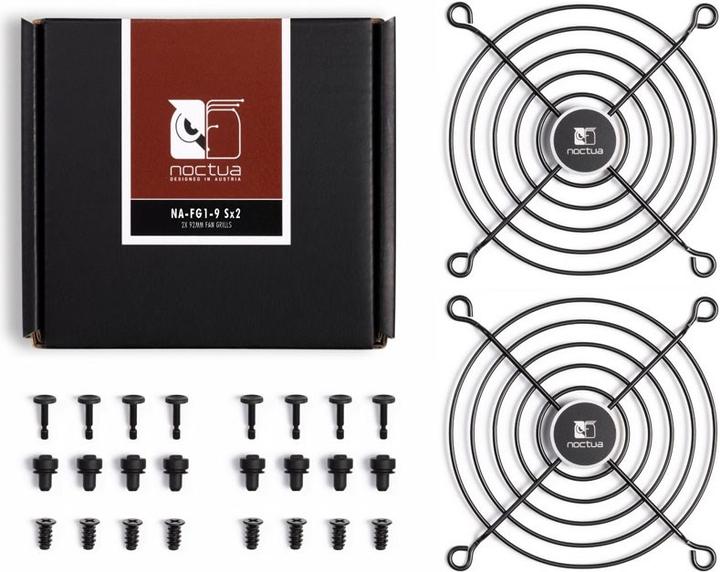 Produktbild Noctua NA-FG1-9 Sx2 Lüftergitter 92 mm - schwarz