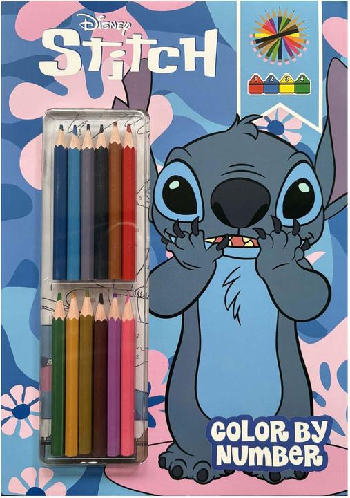 Produktbild Stitch-Malbuch, Malen nach Zahlen