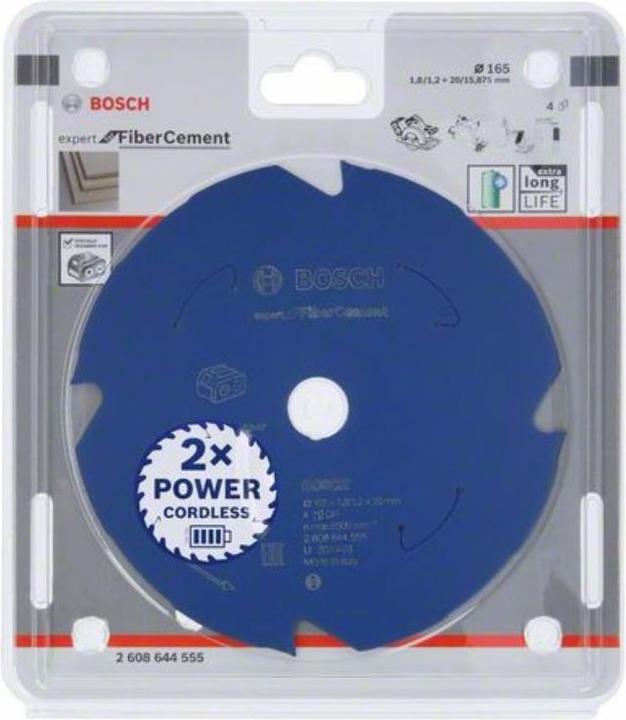 Image du produit Bosch Professional Zubehör Lame de scie circulaire sans fil Expert for Wood, 165 x 1,5/1 x 20, 24 dents