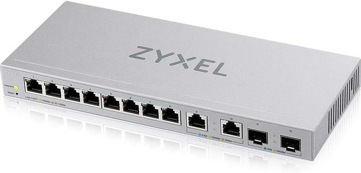 Actual product image Zyxel XGS1210-12 - V2 - Switch - managed - 8 x 10/100/1000 + 2 x 100/1000/2.5G + 2 x 1 Gigabit/10 Gi (10 ports)
