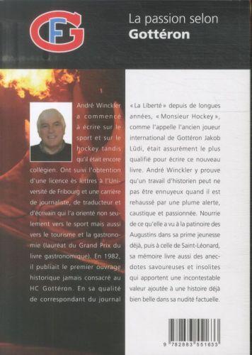 Immagine prodotto La passion selon Gottéron (Francese, Winckler André, 2013)