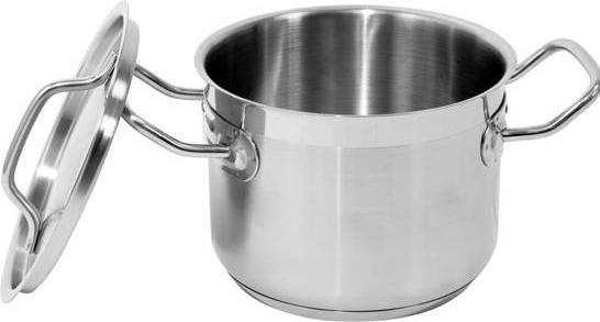 Immagine prodotto Yato Brocca Alta Con Coperchio In Acciaio Inox, 16x12 cm (16 cm, Acciaio inossidabile)