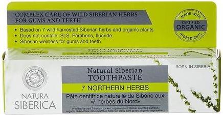 Actual product image SIBERICA PROFESSIONAL Natural Toothpaste 7 Nordic Herbs 100g