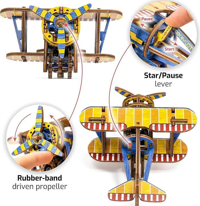 Produktbild WoodenCity WOODEN CITY 3D Puzzle Doppeldecker Limited Edition 65 Teile