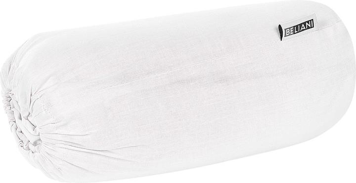 Produktbild Beliani Spannbettlaken Baumwolle weiss 140 x 200 cm JANBU (140 x 200 cm)