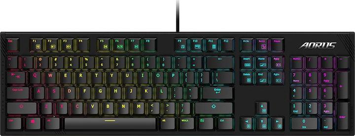 Produktbild Gigabyte AORUS K1, Mechanical gaming keyboard, RGB LED lighting, EN, Black, with cable (Englisch International, Kabelgebunden)