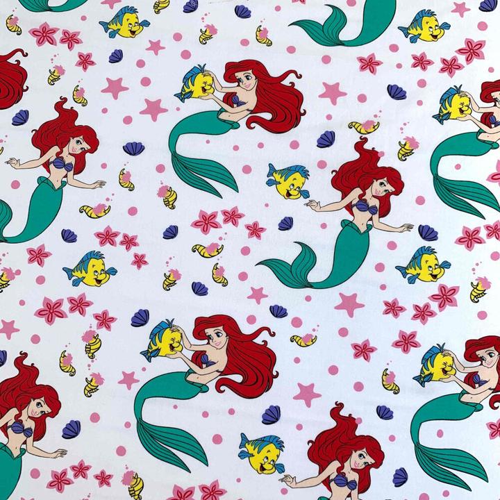 Produktbild Tinisu Arielle Disney Spannbettlaken - 90x200 cm Bettbezug Einzelbett Matratzenbezug