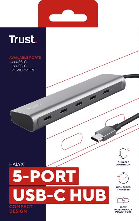 Produktbild Trust Halyx (USB-C, 5 Ports)