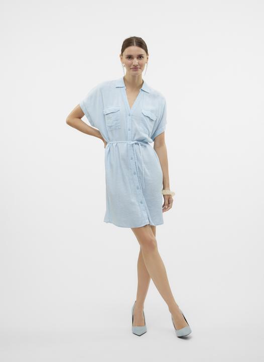 Immagine prodotto Vero Moda VMLINN Kurzes Kleid Hemdblusenkleid (L)