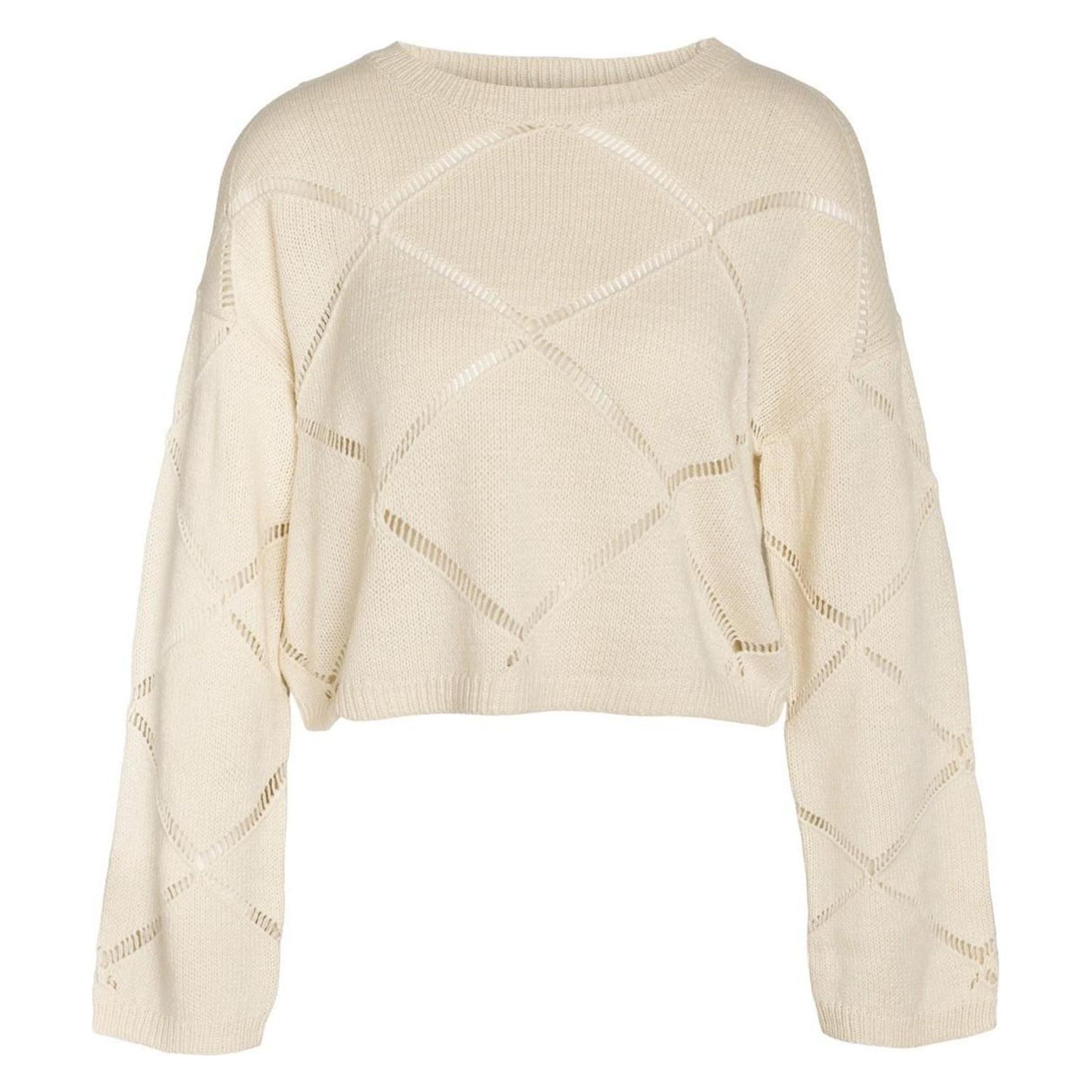 Noisy May, Damen, Pullover, Strickpullover, Beige, (Xl)