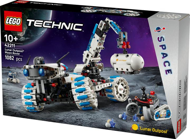 Produktbild LEGO Lunar Outpost Mondrover-Raumfahrzeug (42211, LEGO Technic)
