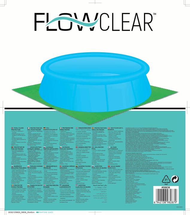 Actual product image Bestway Pool floor protection tiles