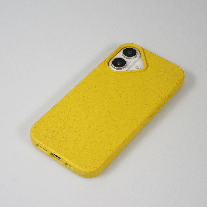 Actual product image PhoneLook Coque Bio Eco-Friendly jaune (Apple iPhone 16 Plus)