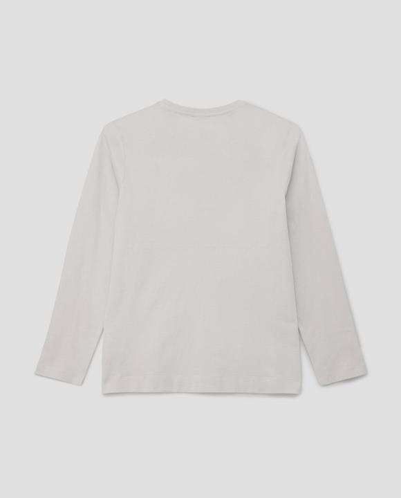 Produktbild S.Oliver T-Shirt Baumwoll-Langarmshirt mit Frontprint (L)