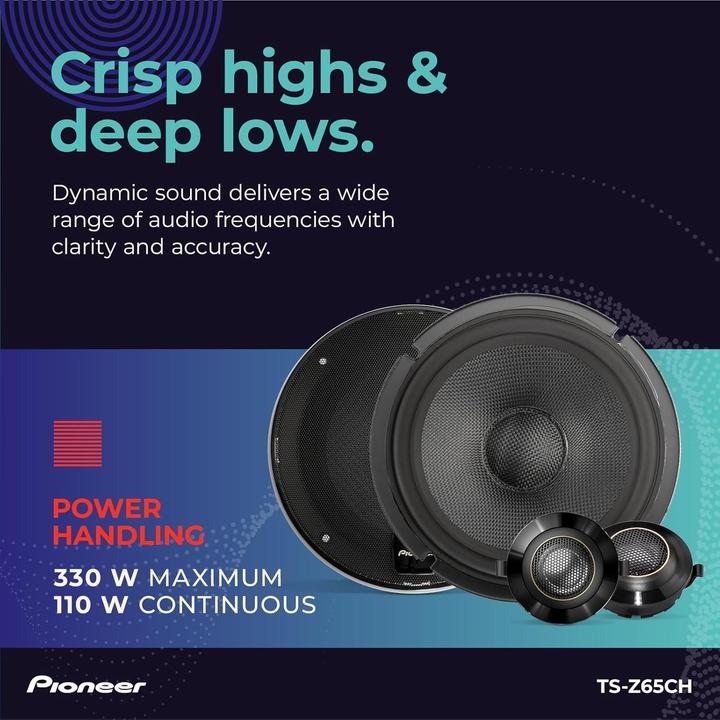 Produktbild Pioneer TSZ65CH Sistema Altoparlanti Componenti (330 W, 17 cm)