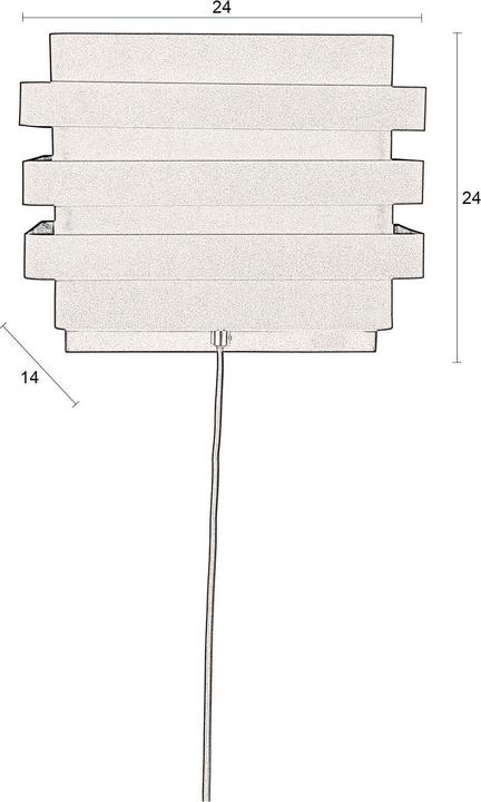 Image du produit Dutchbone Dumont Wall Lamp Brass (E27)