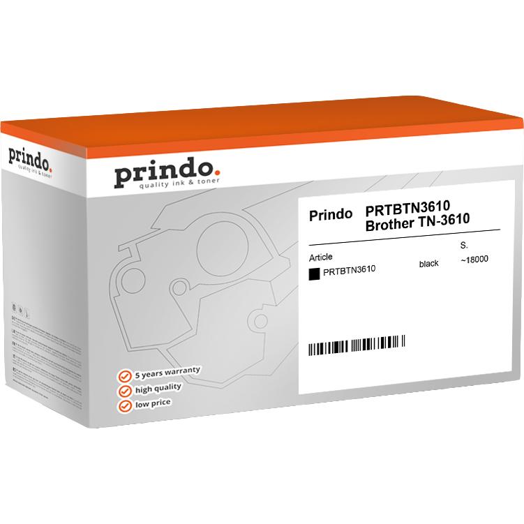Prindo, Toner, ORIGINAL Toner Black PRTBTN3610 Classic 18000 pages Classic The premium alternative, f