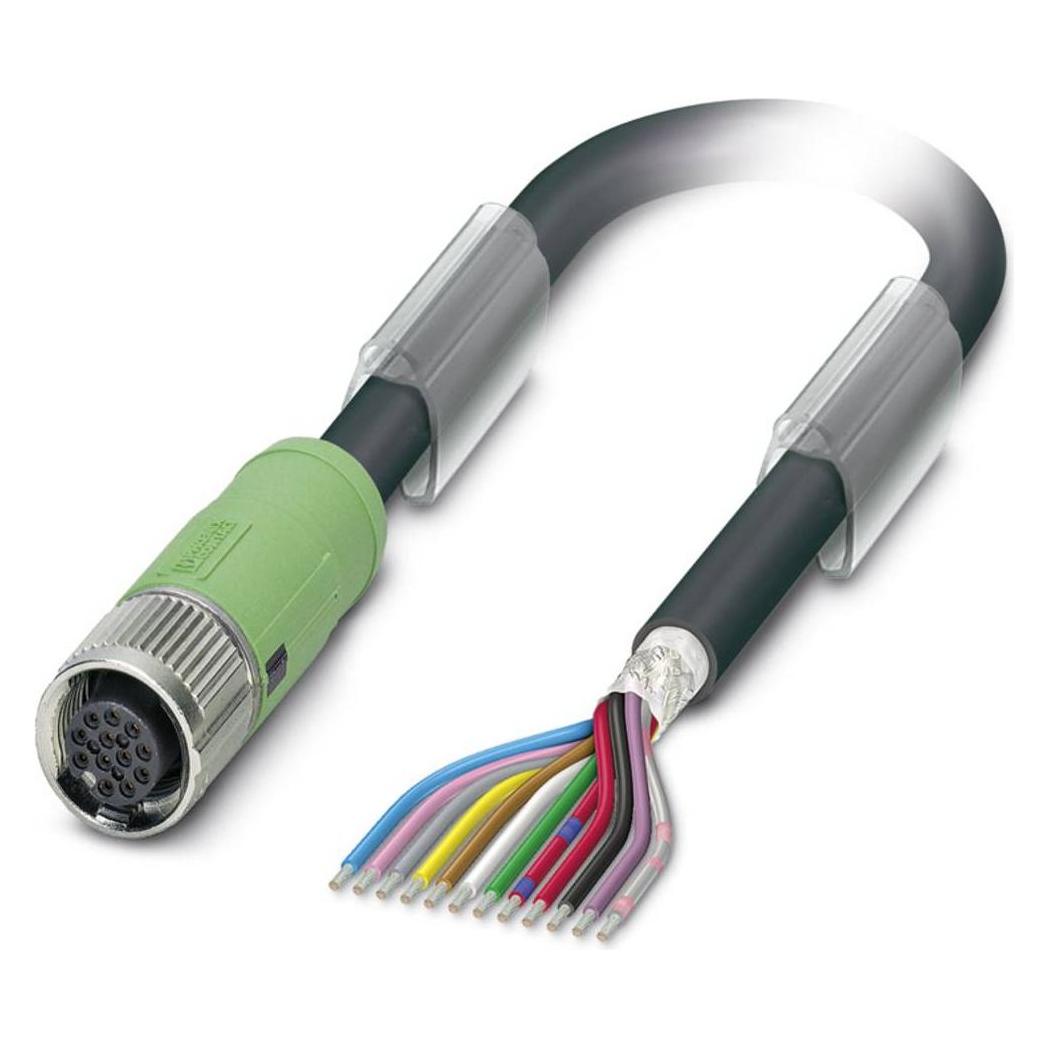 Phoenix Contact Sensor/actuator connector, Kabels + Stekkers, Zwart