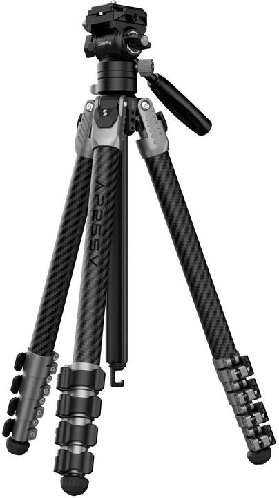 Image du produit SmallRig 5477 Portable Video Carbon Fiber Tripod AP255Pro (Carbone, Matières plastiques, Métal)