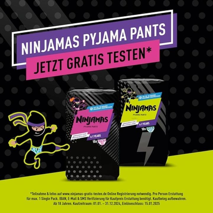 Produktbild Pampers Ninjamas (Gr. M, Monatsbox, 60 Stk.)