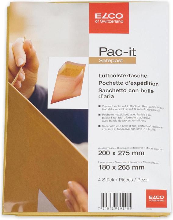 Actual product image Elco SAFEPOST - air cushion bags (4 x)