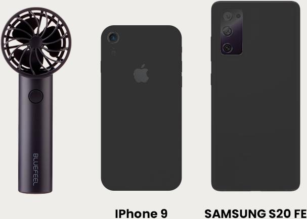 Image du produit Bluefeel Ventilateur à main Mini Head Fan Pro Noir