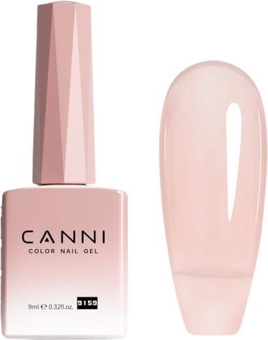 Actual product image Canni Light pink semi-transparent (9159 Light pink semi-transparent, UV gel varnish)