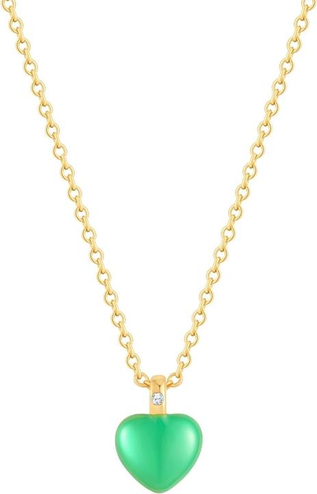 Immagine prodotto Glanzstücke München Collana da donna con cuore in argento - 35942 (Argento, 40 - 45 cm)