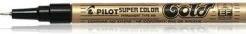 Actual product image Pilot Marker. Permanent. Extra fine. Line width: 0.5 mm. Writing colour: gold. (1x)