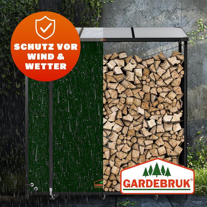 Actual product image Gardebruk Holzlager (163 x 70 x 198 cm)