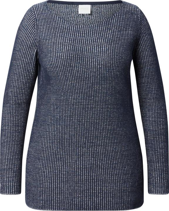 Produktbild Ulla Popken Pullover, U-Boot-Ausschnitt, Langarm (42, 44)