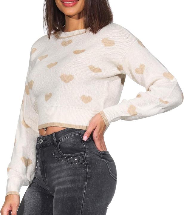 Produktbild JdY Knit Fit Rundhals Gerippte Ärmelbündchen Pullover Strickpullover (L)