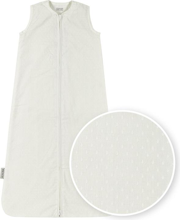 Meyco Baby Plume schlafsack - offwhite - 70cm (70 cm)