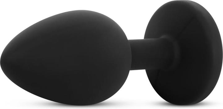 Actual product image Easytoys Butt Plug with Crystal - Black